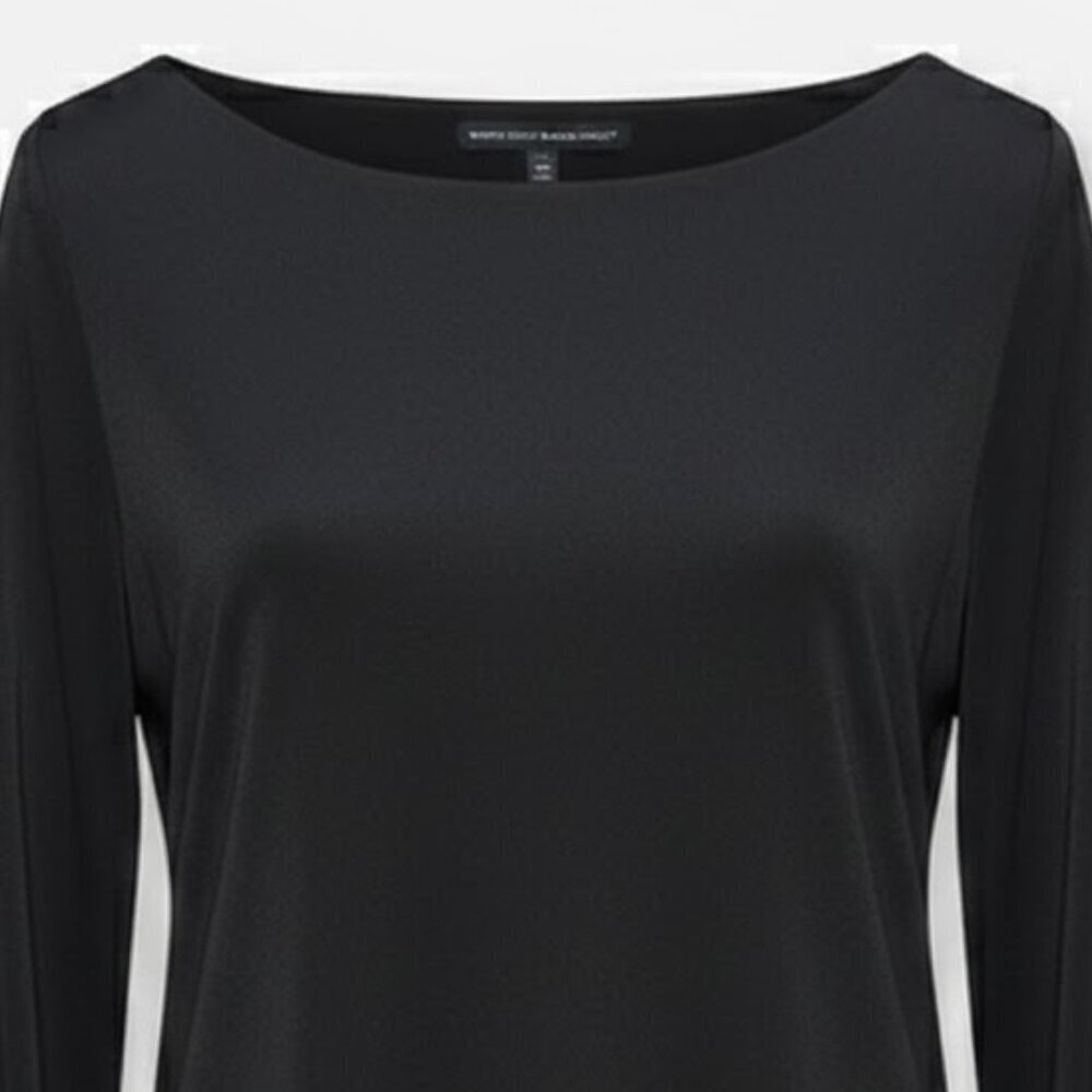 White House Black Market Split 3/4 Sleeve Pullover Womens's Size Small